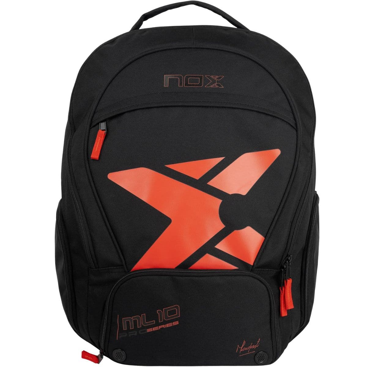 Mochila Padel Nox ML10 Street Negra Naranja