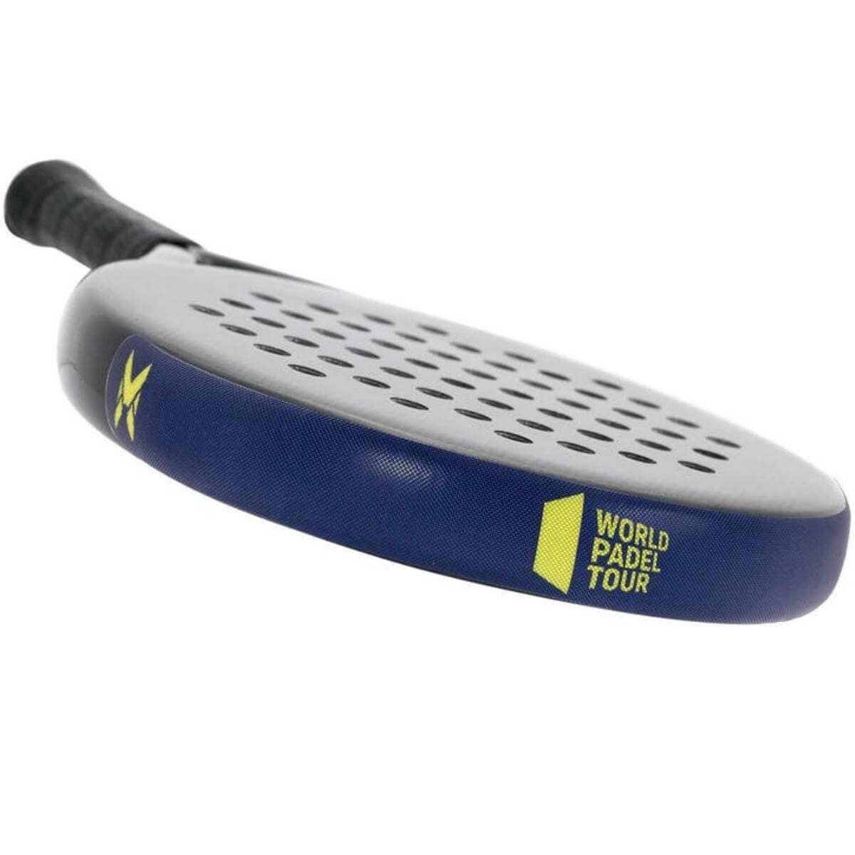 Protector Padel Nox Azul Marino logo Amarillo