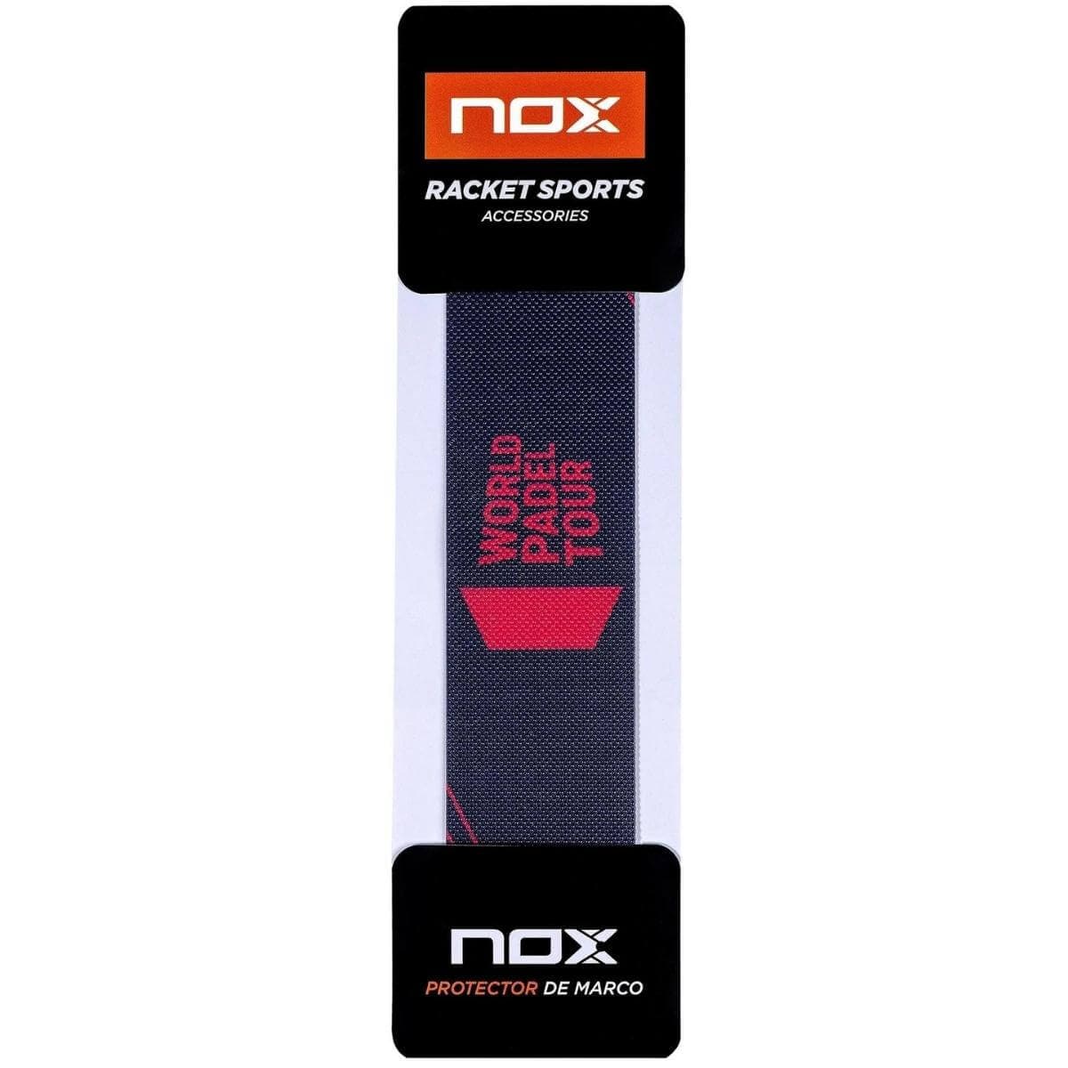 Protector Padel Nox Azul Marino logo Rojo
