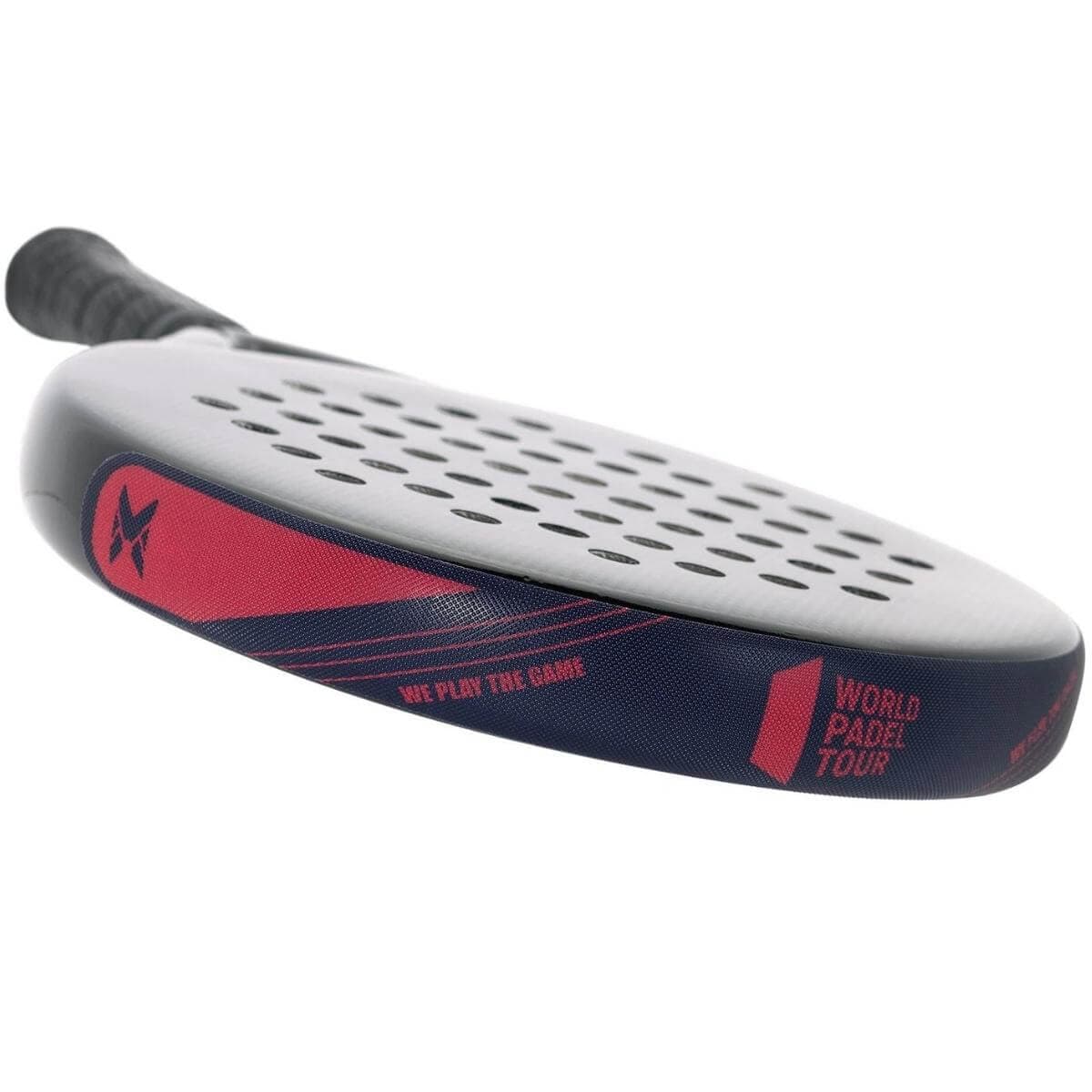 Protector Padel Nox Azul Marino logo Rojo