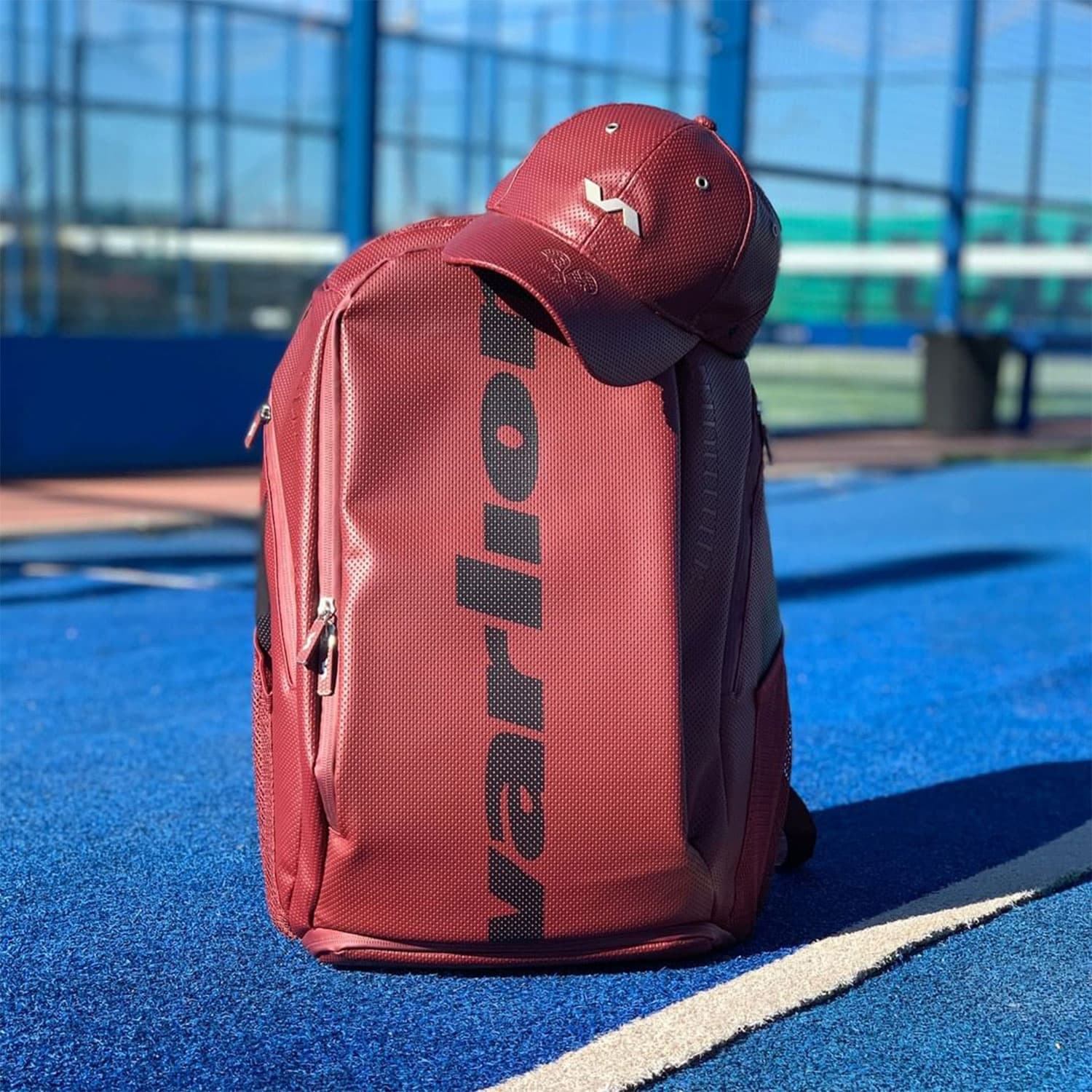 Mochila Padel Varlion Ambassadors Cuero Burdeo 2023